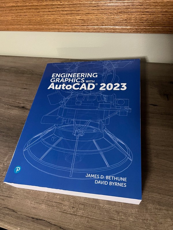 Engineering Graphics With Autocad 2023, Paperback by Bethune, Jim; Byrnes, Da…