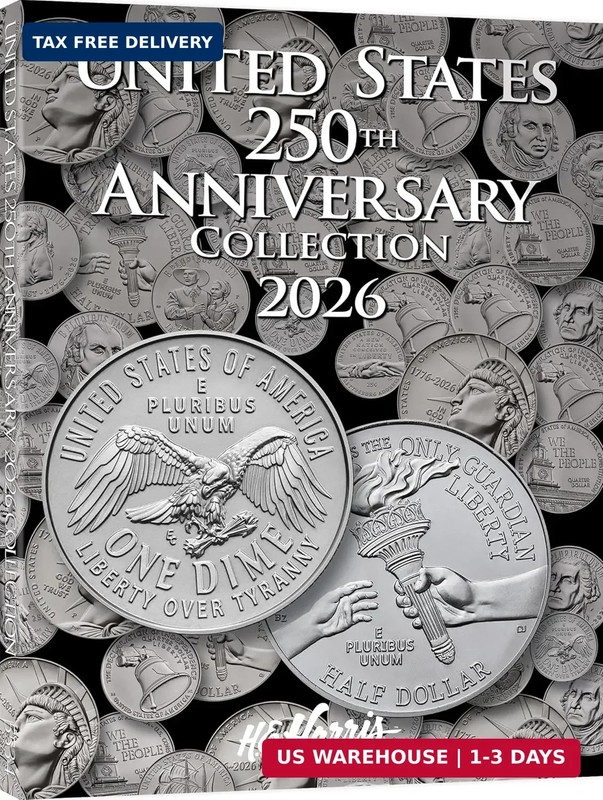 H.E. Harris® Coin Folder – United States 250th Anniversary Collection: 2026