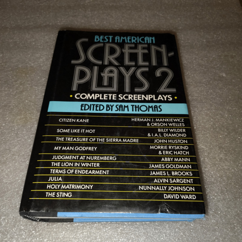 Best American Screenplays 2 Sam Thomas 1990 First Edition Film Screenwriting