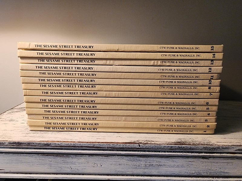Vintage The Sesame Street Treasury Hardcover Books Volume 1-13, 15 1983