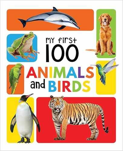 My First 100 Animals and Birds – Board book, by Wonder House Books – Very Good