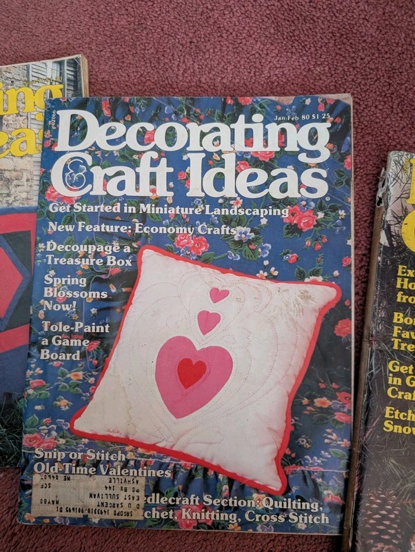 Lot of 3 Decorating and Craft Ideas Magazines 1979,1980,1981 Vintage gallery