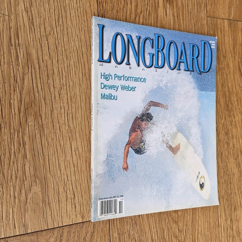 Longboard magazine Sept Oct 1996 Dewey Weber Malibu Free Shipping gallery