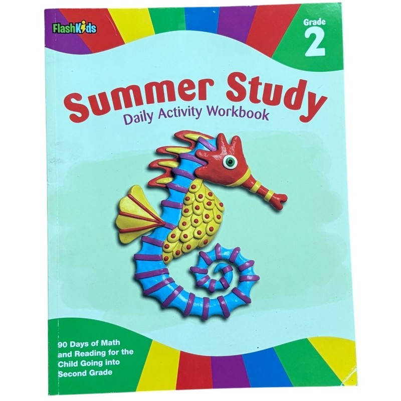 FlashKids Summer Study Book For Grade 296 Pages-New