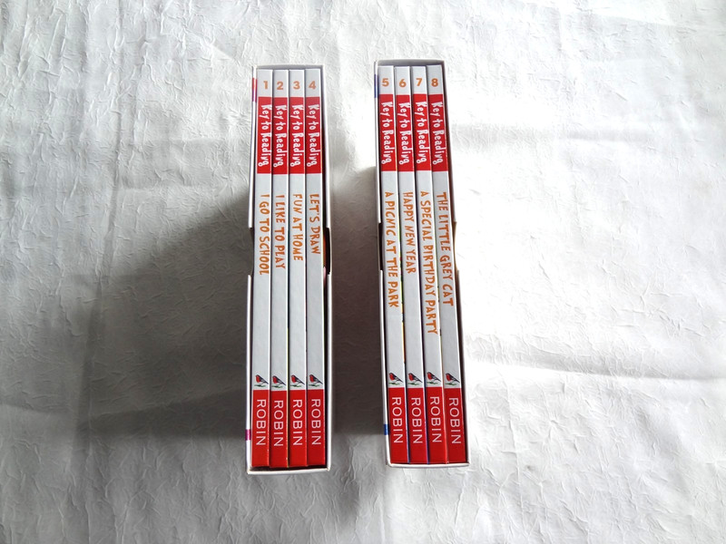 8 Books Set - Key to Reading(1-8), Robin, Educational Books Popular UK gallery