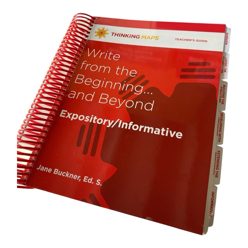 Thinking Maps Write From The Beginning & Beyond Expository Informative Workbook