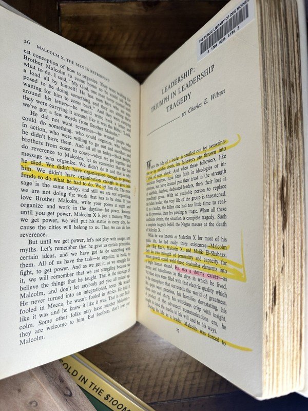 Malcolm X: The Man and His Times John Henrik Clarke 1ST EDITION 1969 HC Book gallery