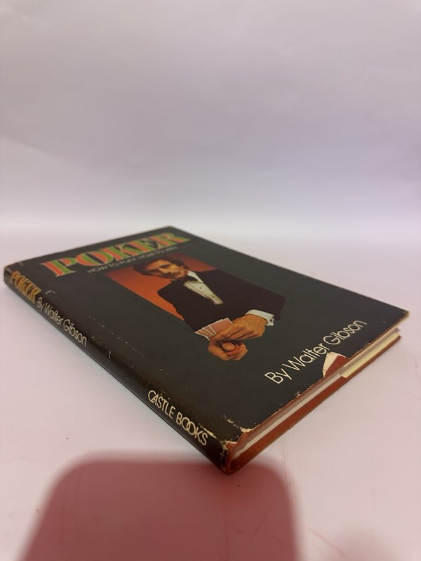 RARE- POKER How to Play-How to Win By Walter Gibson -1974- Castellano Books- HC gallery