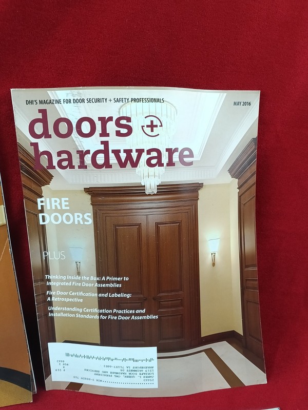 2016 DHI's Locksmith Doors And Hardware Magazines Lot Of 9 gallery