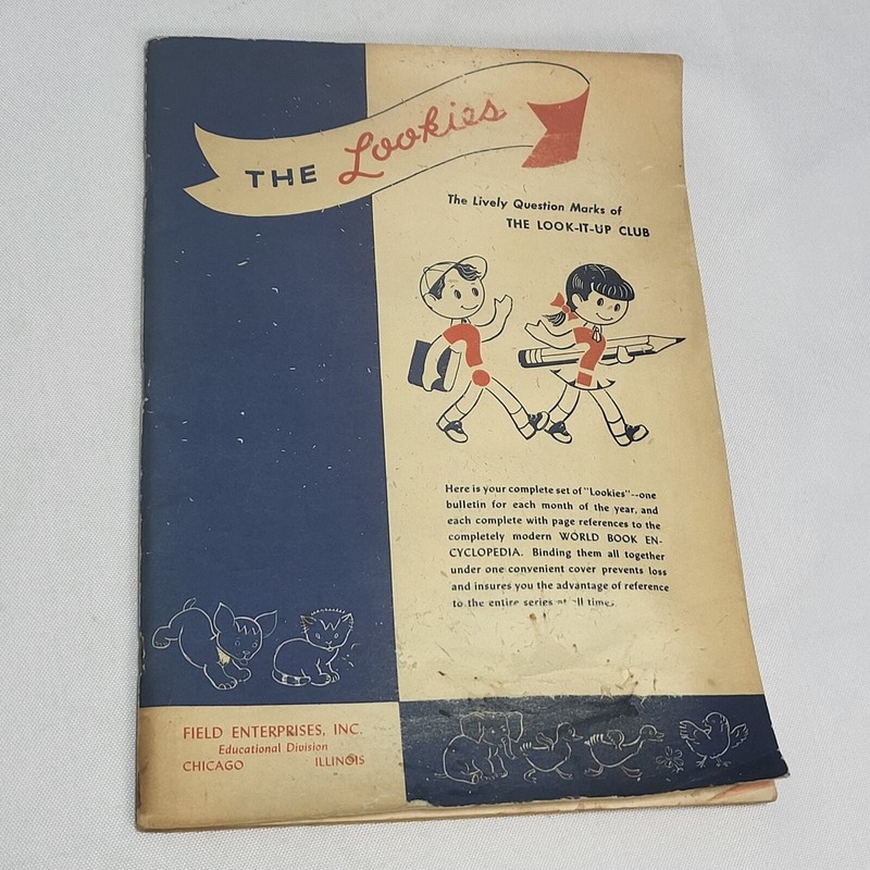 The Lookies The Lively Question Marks of The Look It Up Club 1954 World Book