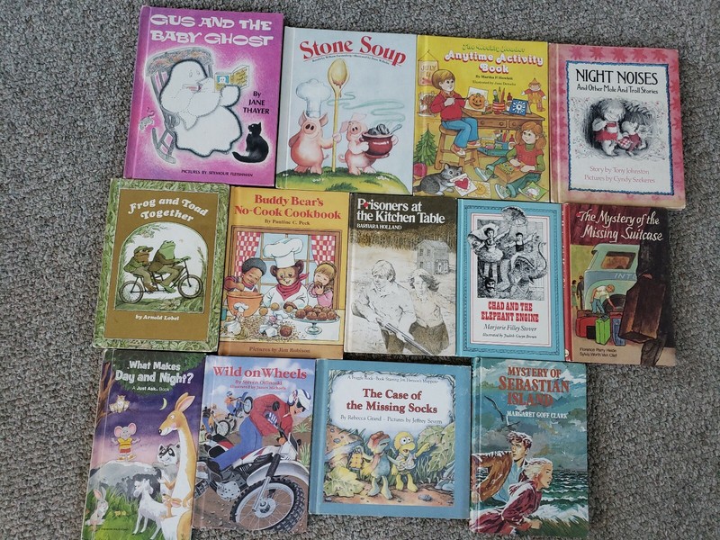 Lot 13 Hardcover Children’s Weekly Reader Books 1970's/80's gallery