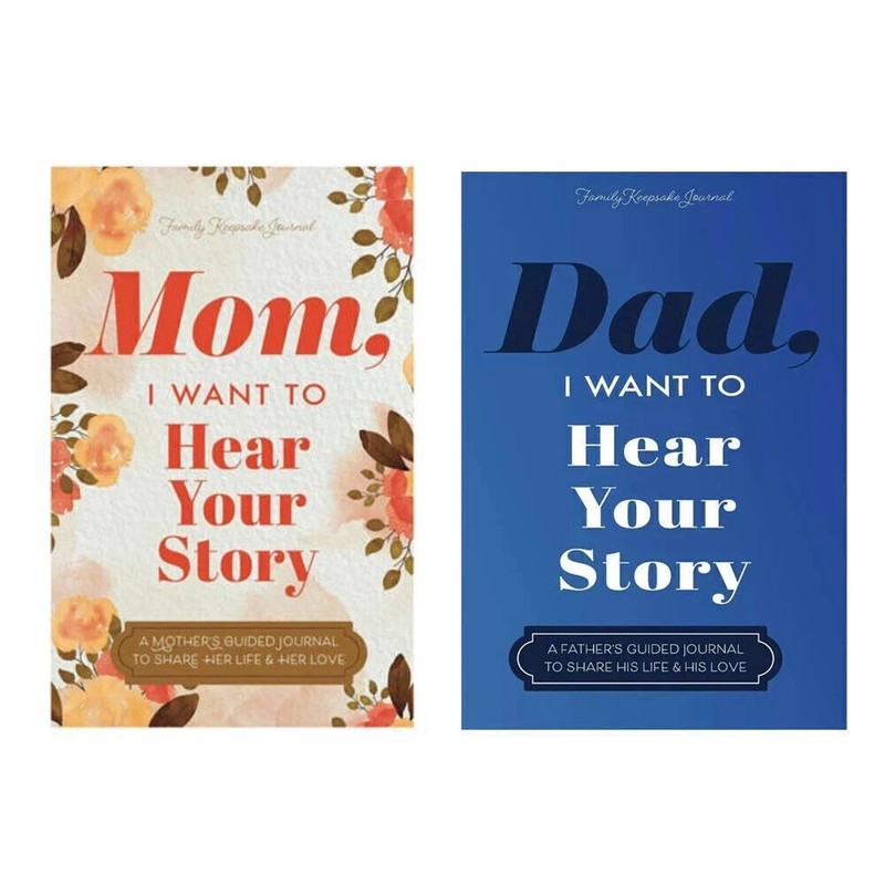 Dad I want to hear your story + Mom I want to hear your 2 book set USA Stock