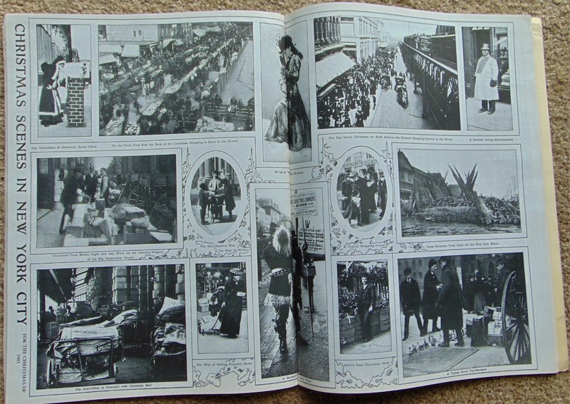 1966~ OLD FASHIONED CHRISTMAS IN PICTURES ~ BOOK 1 ~ 11" x 14 7/4" ~ BEAUTIFUL! gallery