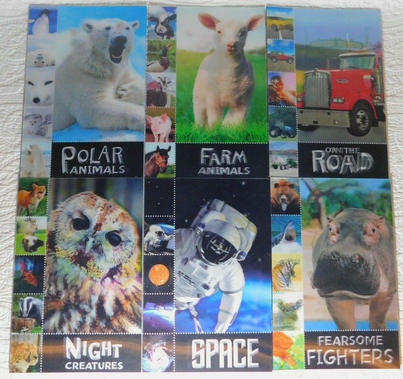 Lot of 6 READY TO READ Level 1 & 2 by WADE COOPER Farm Animals, Night Creatures,