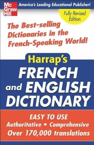 Harrap’s French and English Dictionary – Paperback, by Harrap – Very Good x