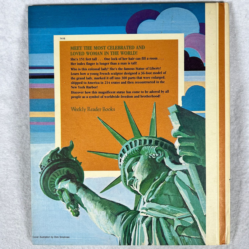 Childrens Press The Story of the Statue of Liberty Natalie Miller 1965 Hardco... gallery