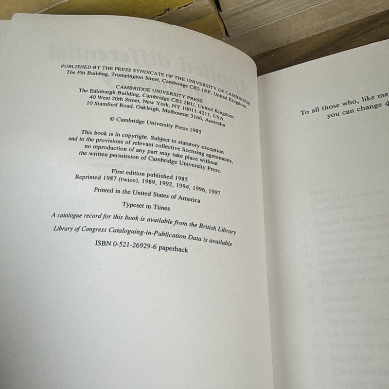 Applied Differential Geometry - William L. Burke - Cambridge University Press gallery