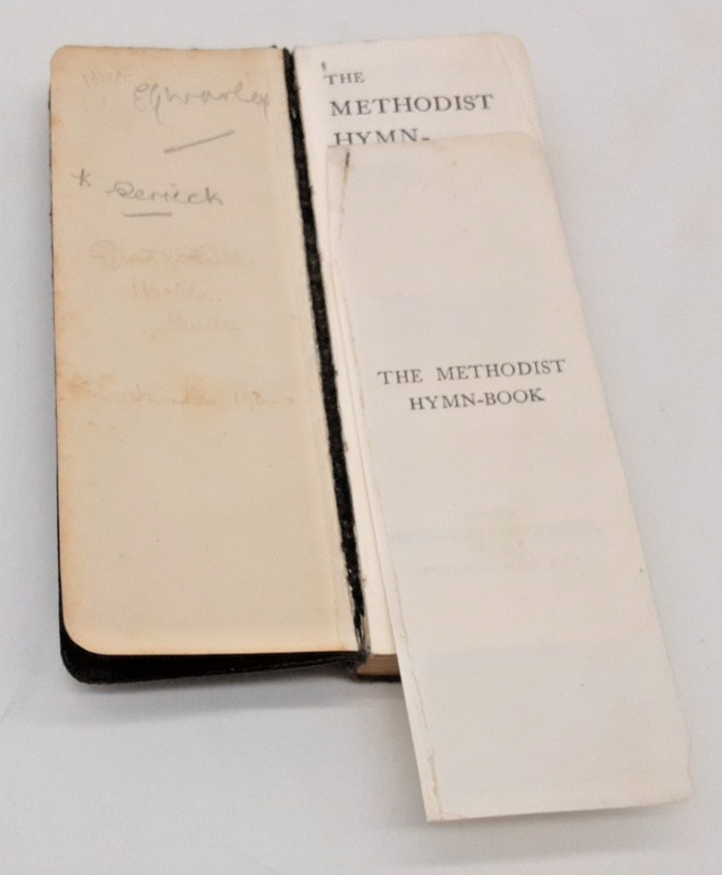 The Methodist Hymn-Book 1933 miniature Hardback, 13.5 x 5 cm, gold edges gallery