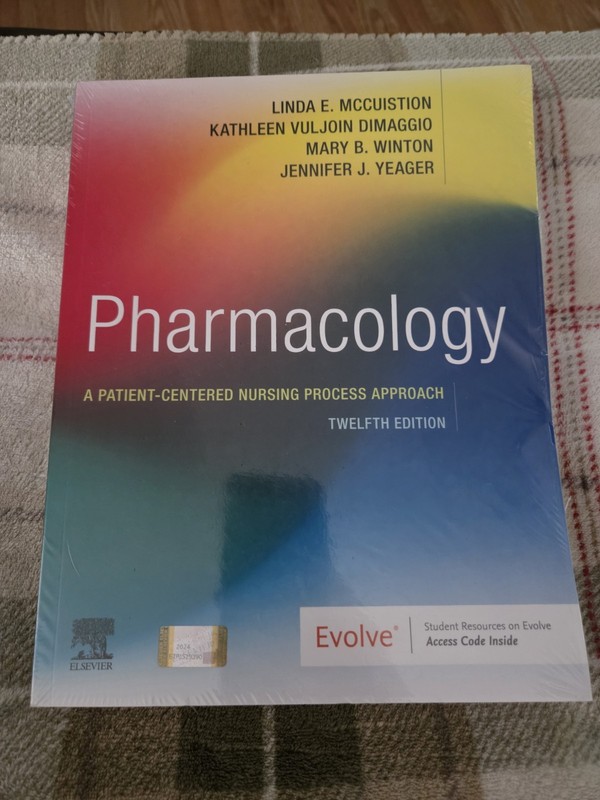 Pharmacology – A Patient Centered Nursing Process Approach – 12th Edition