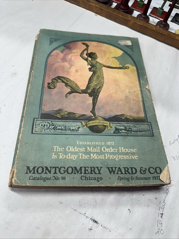 Winter 1923 Summer Montgomery Ward Catalog Antique Fashion Houseware Chicago
