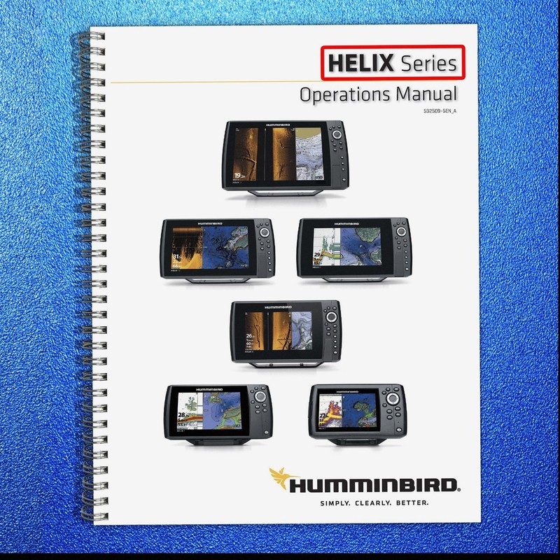 HUMMINBIRD HELIX G2 G3 G4 5 7 8 9 10 Operators Manual – SPIRAL FIXED – COVERS