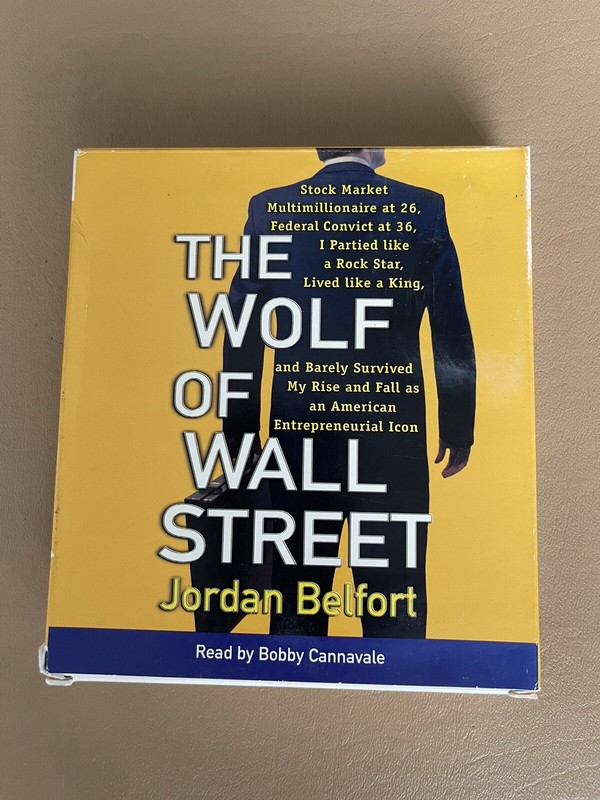 THE WOLF OF WALL STREET by Jordan Belfort (audio 5 Discs)
