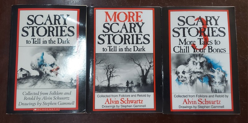 Scary Stories To Tell In the Dark Treasury Bk Set 1 2 3 Original Alvin Schwartz