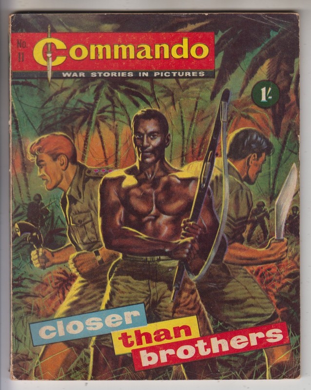 COMMANDO COMIC # 11 VG+ 4.5 «CLOSER THAN BROTHERS» 1961
