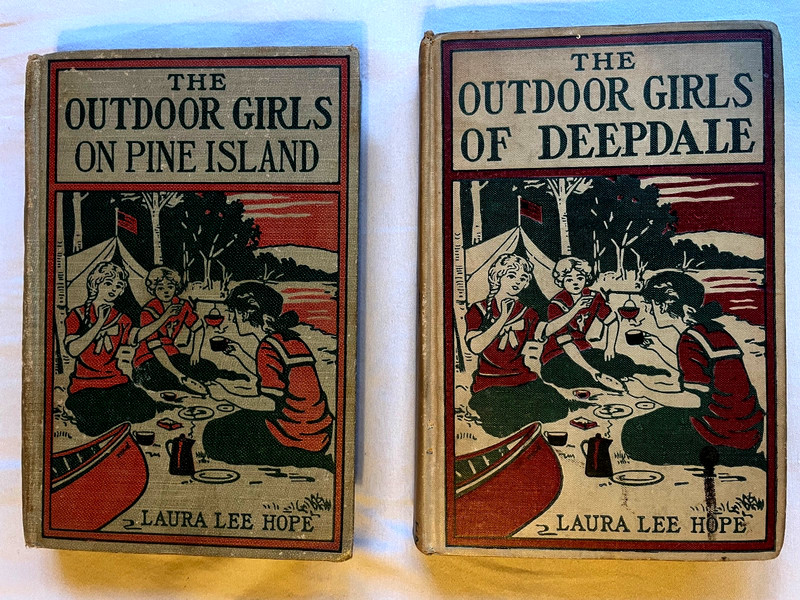 Lot of 4 Outdoor Girls Books Laura Lee Hope 1913–1918 Grosset Dunlap Illustrated gallery