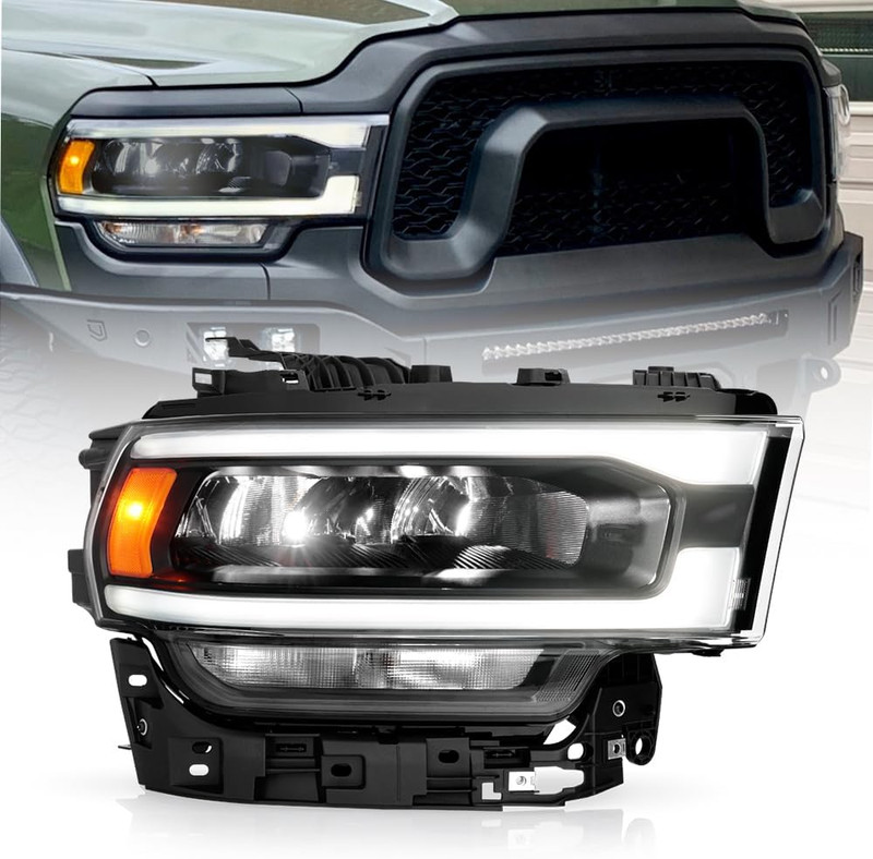– for 2019 2020 2021 2022 2023 2024 Ram 2500 3500 Black Bezel LED W/Halogen Sign