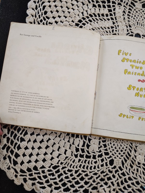 George and Martha James Marshall vintage hc 1972 gallery