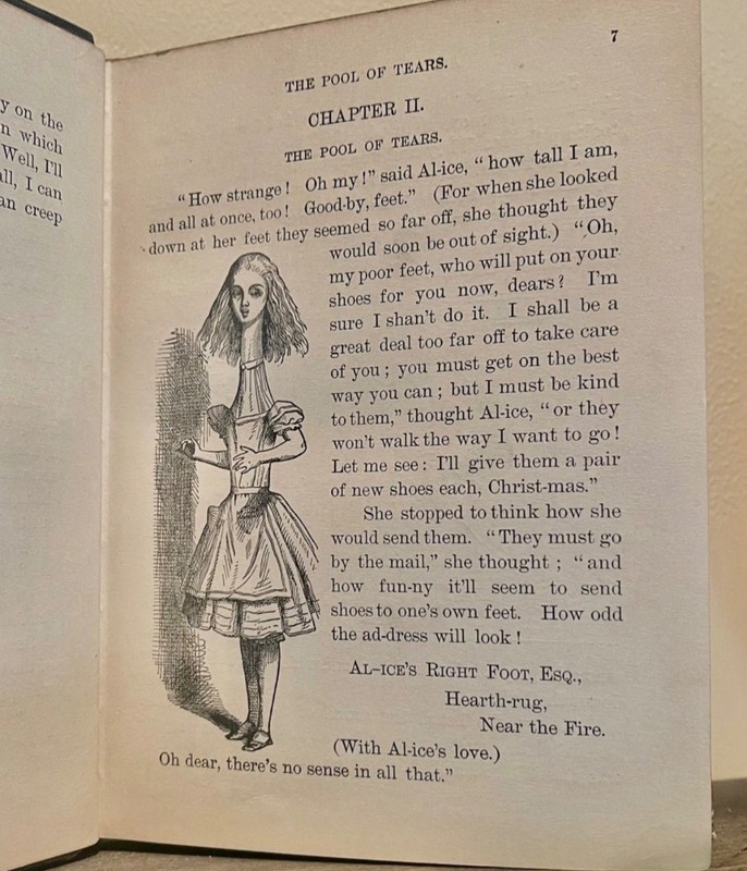 RARE Alice in Wonderland FIRST EDITION Lewis Carroll TENNIEL ILLUSTRATED!!! gallery