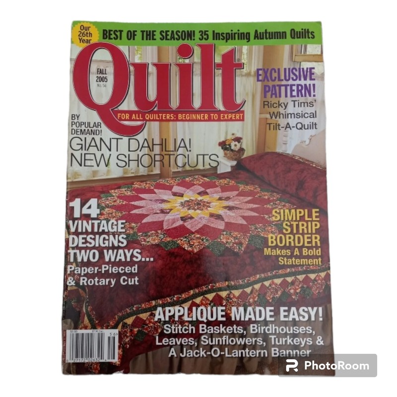 Quilt America’s Premiere Quilting Magazine Fall 2005 Hobbies Crafts
