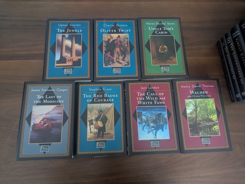 Barnes & Noble Classics Black Diamond Hardcover 90's Lot Of 15 UNREAD CONDITION gallery