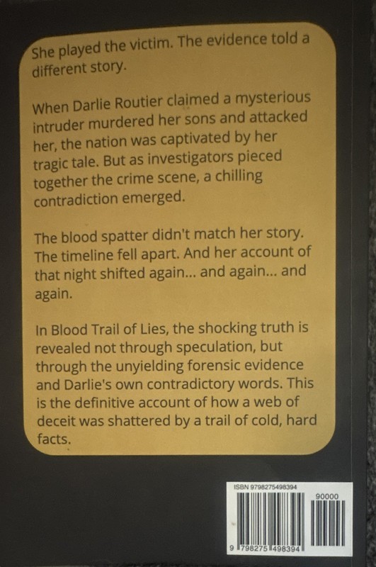 Blood Trail of Lies by W.G. Davis Paperback True Crime Murder & Forensics gallery