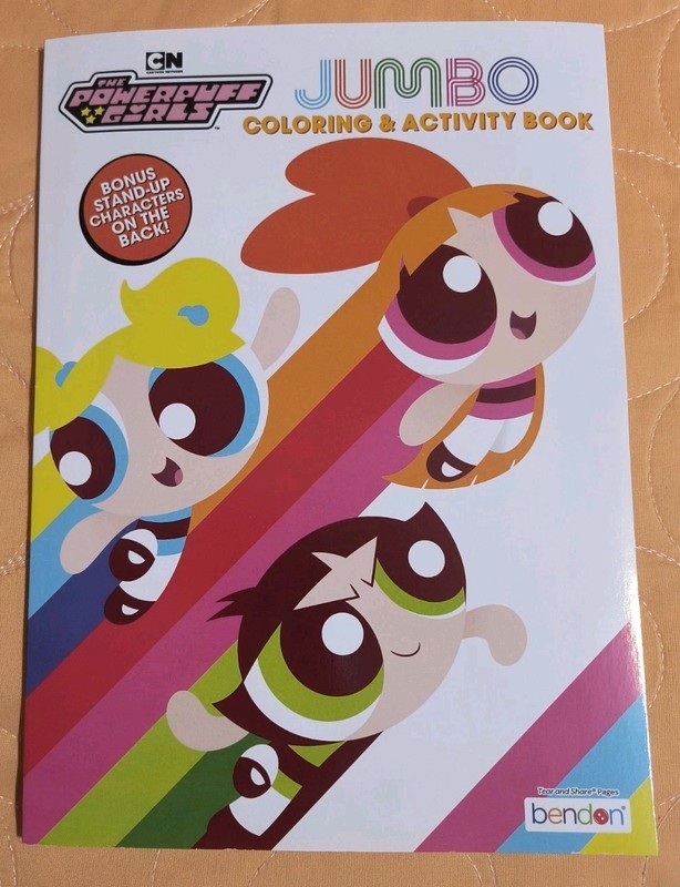 THE POWERPUFF GIRLS JUMBO COLORING AND ACTIVITY BOOK BY BENDON NEW! FREE SHIP! gallery