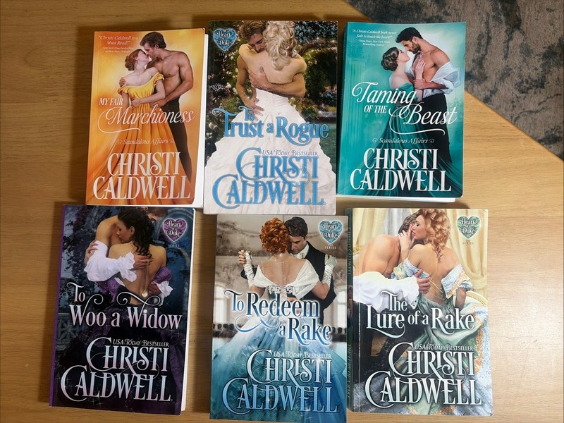 Christi Caldwell Book Lot 6 Historical Regency Romance TPB Heart Of A Duke NF