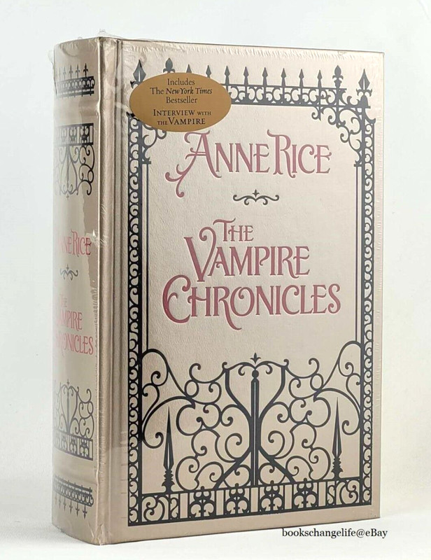 THE VAMPIRE CHRONICLES & INTERVIEW WITH THE VAMPIRE Anne Rice Bonded Leather NEW