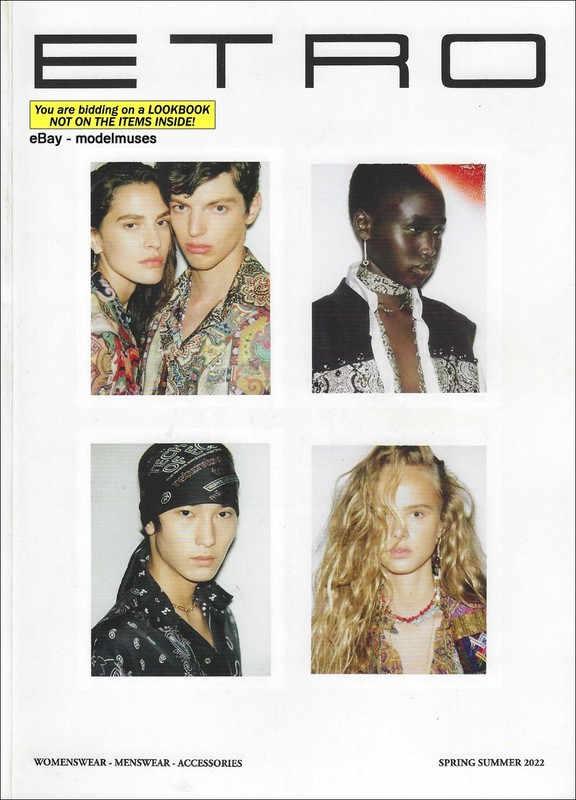 ETRO Fashion & Accessories Collection LOOKBOOK Spring 2022 WOMEN & MEN