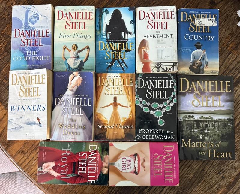 Lot of 11 Danielle Steel Romance Set Popular Series PAPERBACK Books MIX