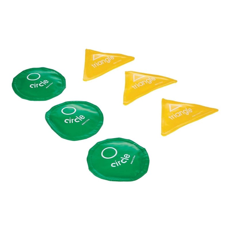 Kaplan Early Learning Geometric Beanbags - Set of 12 gallery