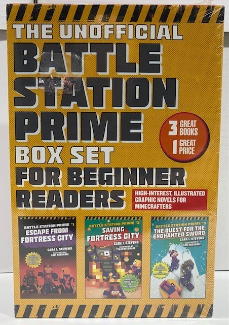 Unofficial Battle Station Prime 3-Book Box Set Minecraft Graphic Novels NEW