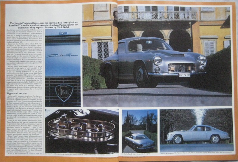 Classic And Sportscar 10/1985 featuring Ferrari, Frazer Nash, Lancia, BMW, Riley gallery