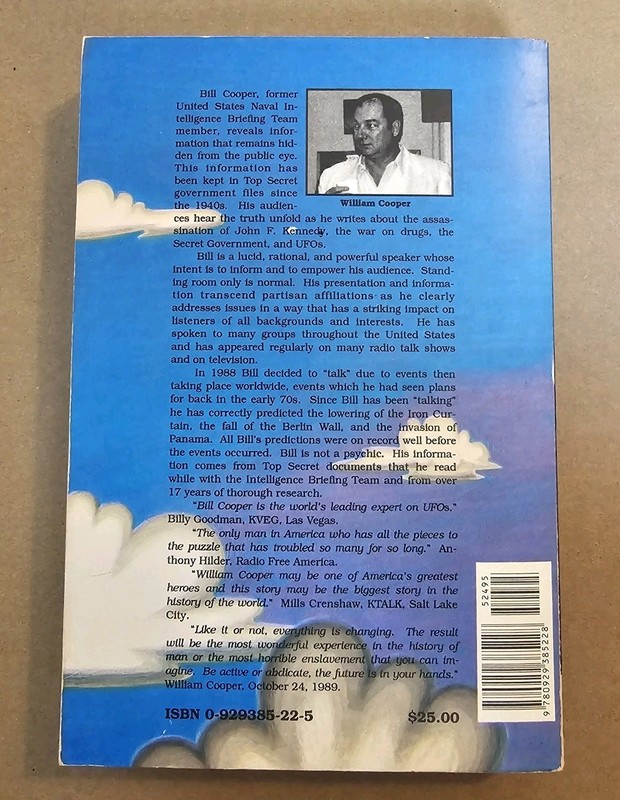 Behold a Pale Horse William Cooper UNREVISED 1991 500p Protocols Of Zion CFR NWO gallery