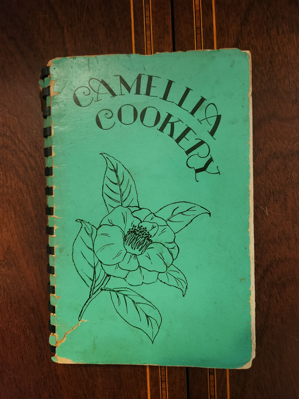 CAMELLIA COOKERY 1950 TALLAHASSEE, FL CAMELLIA GARDEN CIRCLE VG-