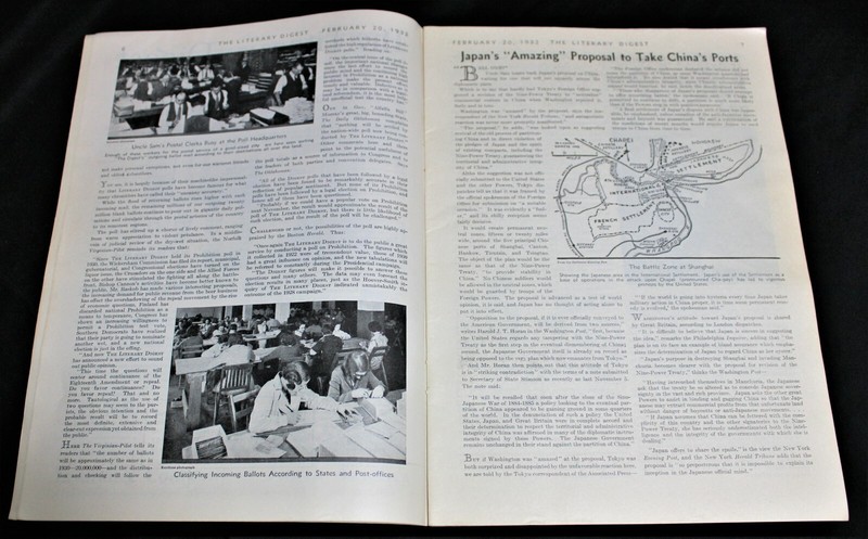 THE LITERARY DIGEST MAGAZINE 20 FEBRUARY 1932 NEWS GENERAL INTEREST STORIES gallery