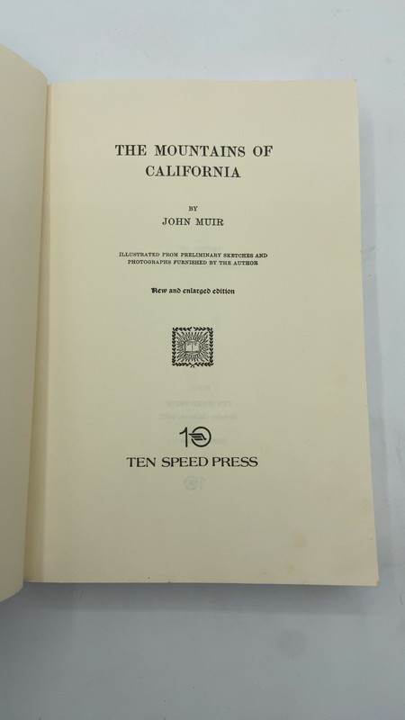 The Mountains of California John Muir Hardcover 1977 gallery