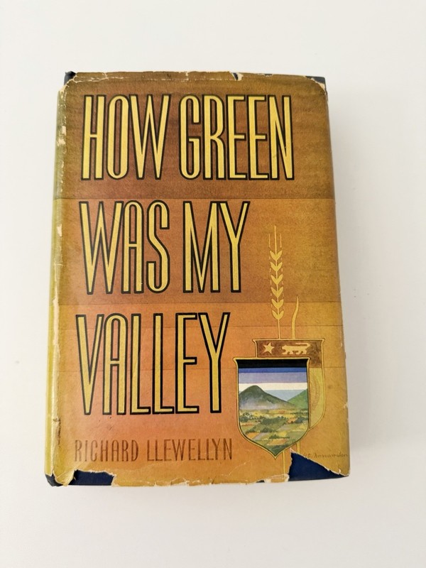 How Green Was My Valley Richard Llewellyn 1940 First Edition March Printing DJ