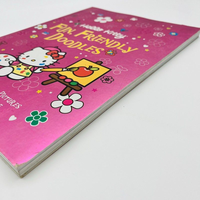 Hello Kitty - Fun, Friendly Doodles Paperback Running Press Sanrio Activity Book gallery