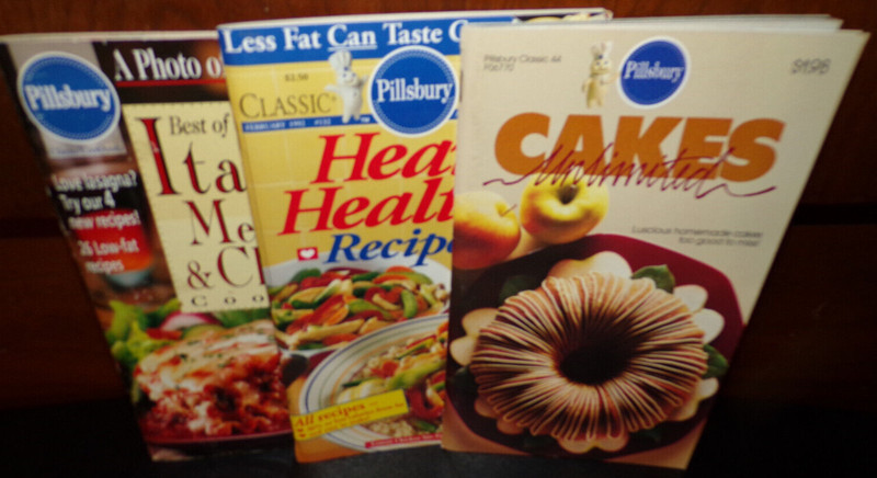 Pillsbury Recipe Cookbooks Booklets 1983 thru 1999 Varied Titles Lot of 6- Good gallery